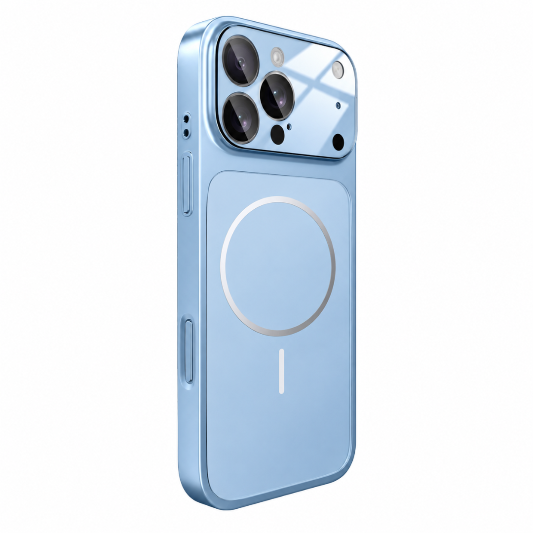 Case MagSafe Azul Sierra — frente e verso